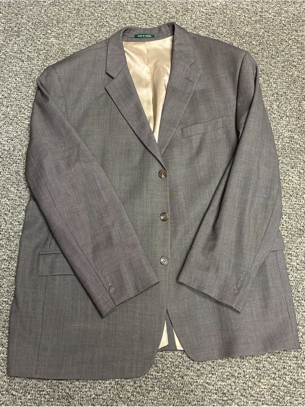 Ralph Lauren Gray Men's Three-Button Blazer